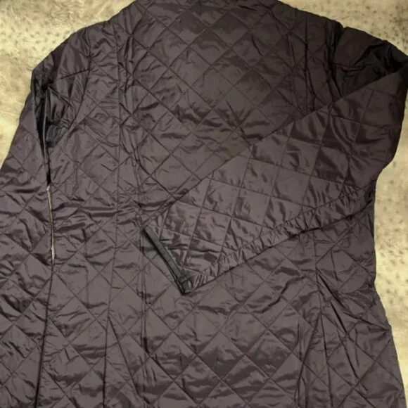 Barbour Men's Liddesdale Quilted Jacket MSRP $ 270 in Navy British Heritage - Picture 6 of 16